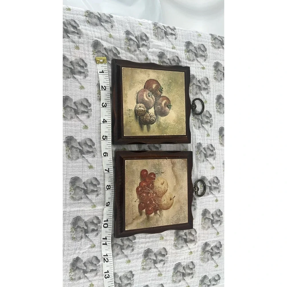 Donald Art Co 2‎ Still Life Fruit Wood Frames USA